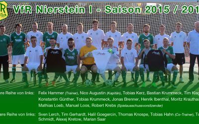 Aposto Mainz GmbH unterstützt die 1.Mannschaft des VfR Nierstein