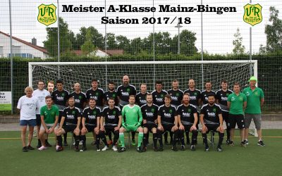 Fußballer des VfR Nierstein 1911 e.V. werden Meister der A-Klasse Mainz Bingen