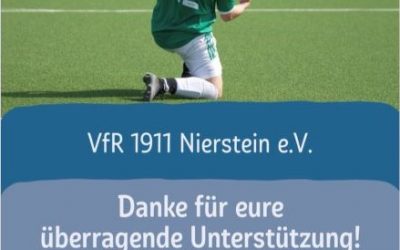 Der VfR Nierstein wünscht ein frohes neues Jahr und sagt „Vielen Dank!“
