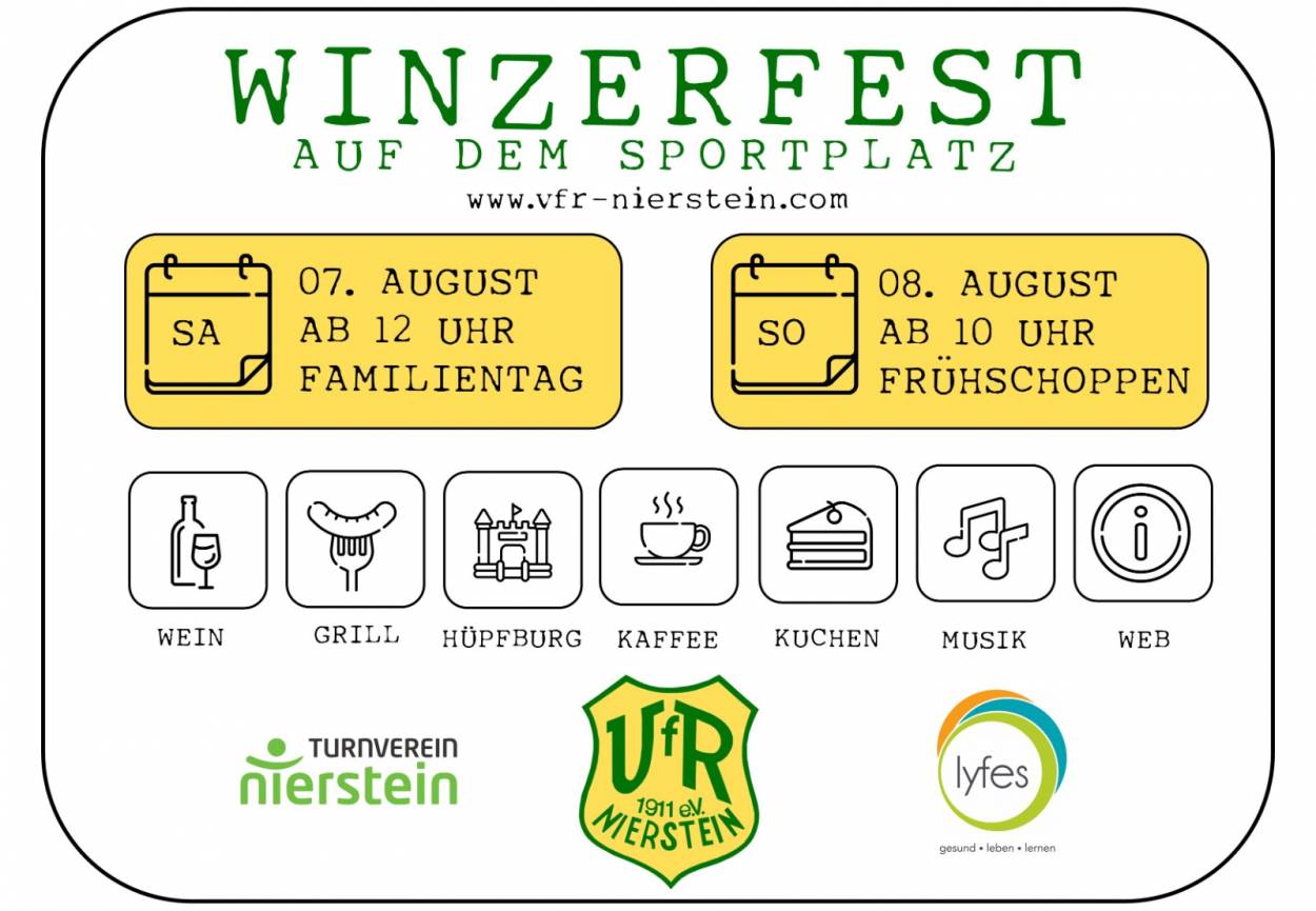 Winzerfest beim VfR & TV Nierstein