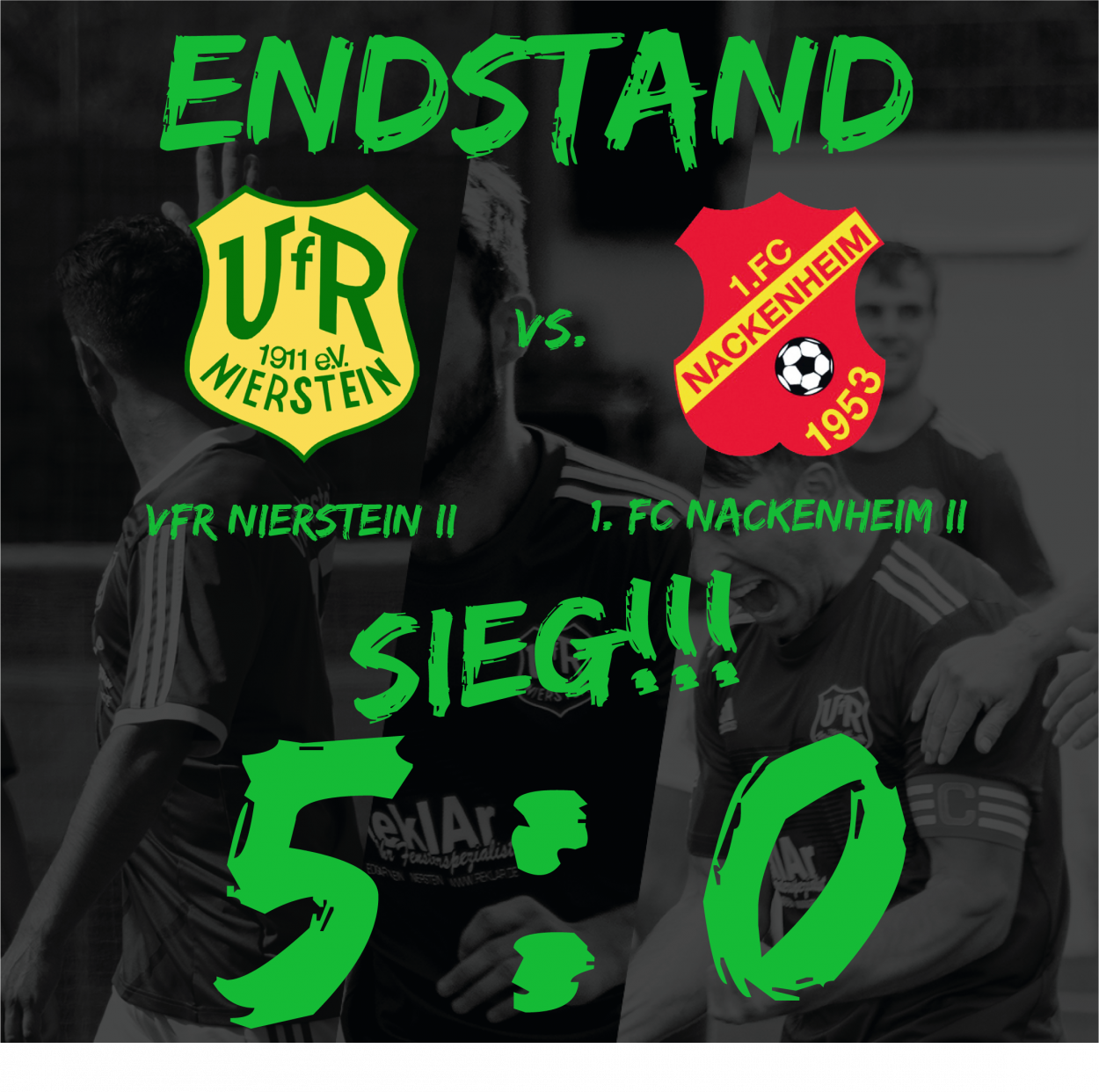 VfR Nierstein II gewinnt Topspiel gegen Nackenheim
