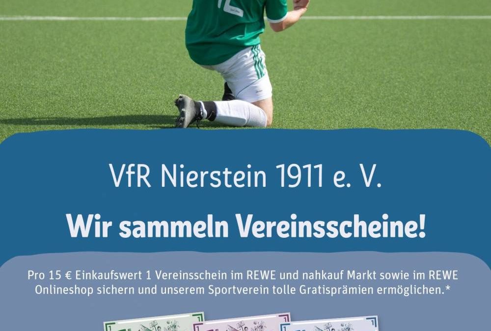 Scheine für Vereine – VfR Nierstein ist dabei!