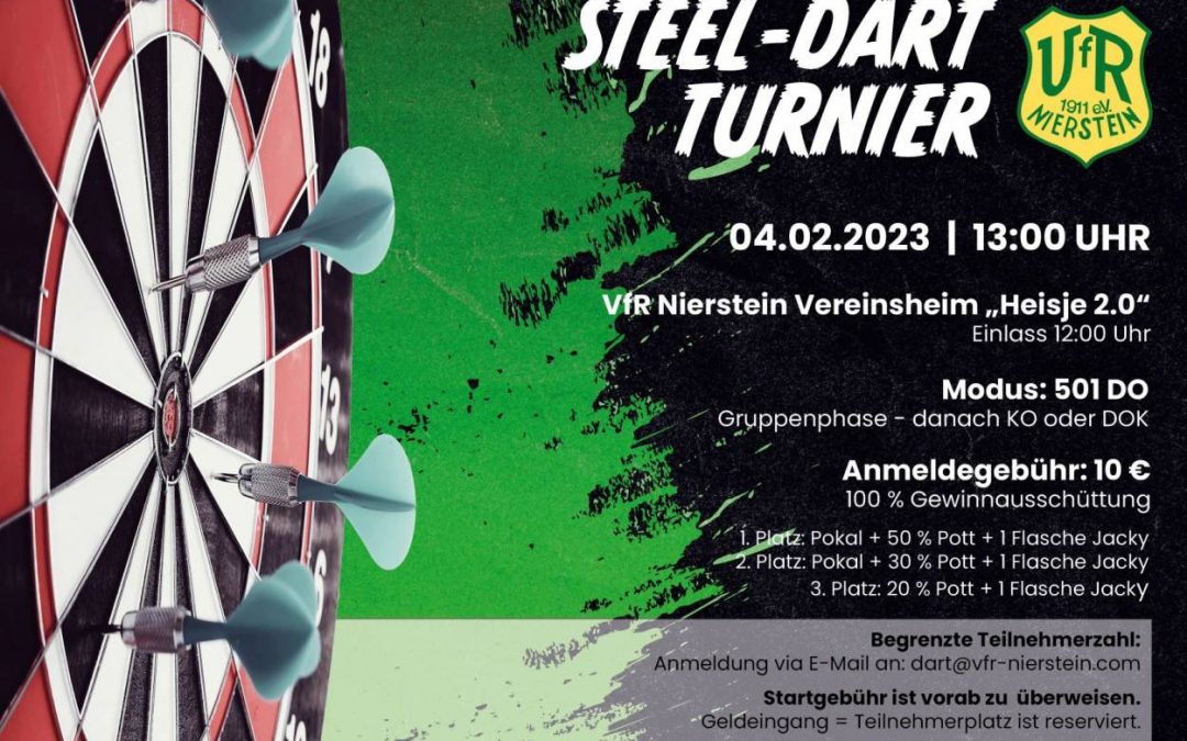 Restplätze Steel-Dart Turnier – VfR Nierstein
