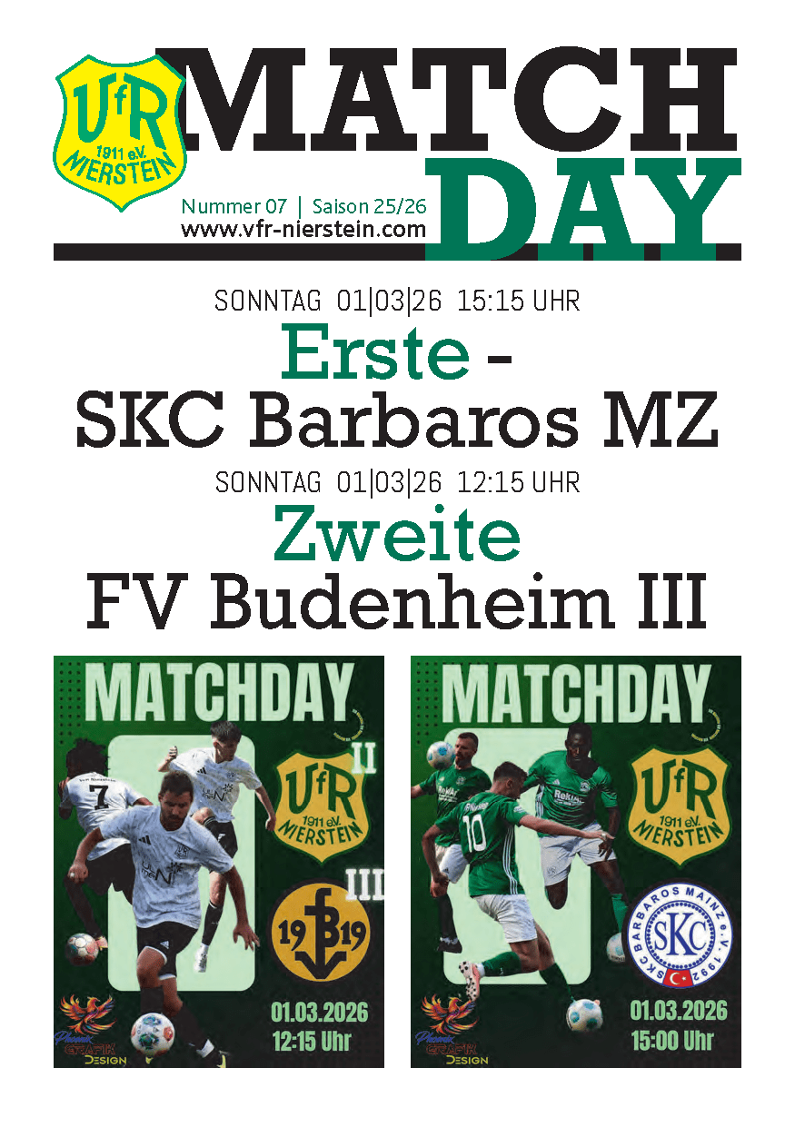 Matchday - Ausgabe 06 (2025_26)